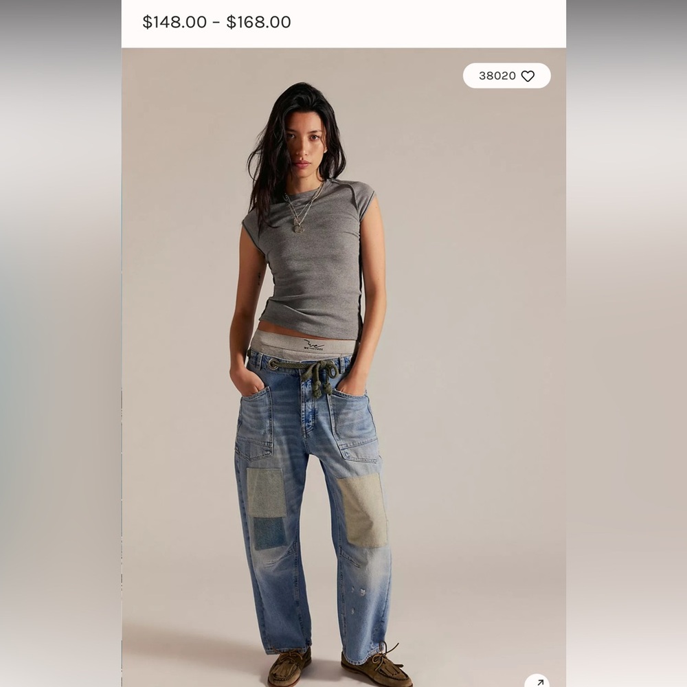 We The Free Moxie Pull-On Barrel Jeans
